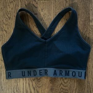 Under Armour Women's Black Sports Bra size L